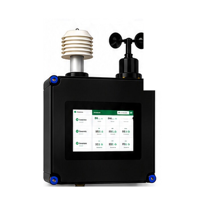 AirZenze™ Max industrial AQI monitor with weather sensors